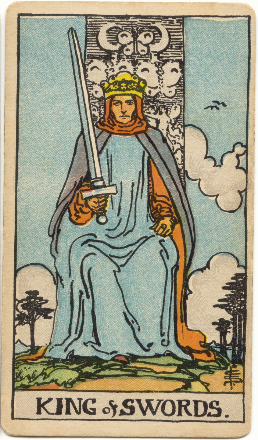 Kılıçların Kralı Tarot Kartı